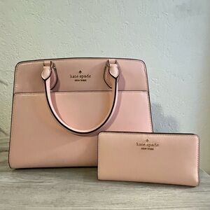 Kate Spade Maddison Medium Satchel and Bifold Wallet Set